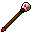 retro skull staff
