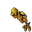 golden outfit decoration