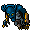 blue demon doll
