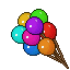 lot of balloons